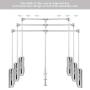 Nisorpa Pull Down Wardrobe Rail Lift Collapsible Closet Rod Aluminium Retractable Wardrobe Lift Hanger Organizer Storage System Soft Return Space Saving 35-48inch Weight Capacity 20KG/45lbs