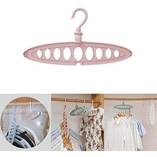 Bigmai Multi-Port Support Circle Clothes Hanger Clothes Drying Rack Scarf Hanger
