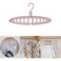 Bigmai Multi-Port Support Circle Clothes Hanger Clothes Drying Rack Scarf Hanger