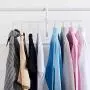 Rishx Foldable 8 in 1 Multifunctional Clothes Hanger Portable 360 Degree Rotating Wardrobe Organizer Rack Space Saving Closet Organizer Hanger for T-Shirt Sweater Dress Pants (Color : Pink)