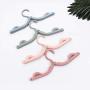 QKKstore Adjustable Fold Hang Plastic Hook Portable Fold Hanger Clothes Pegs Travel Space Saving Wardrobe Cloth Hanger Foldable 1Pc,Pink QKKstore Adjustable Fold Hang Plastic Hook Portable Fold Hanger Clothes Pegs Travel Space Saving Wardrobe Cloth Hanger Foldable 1Pc,Pink