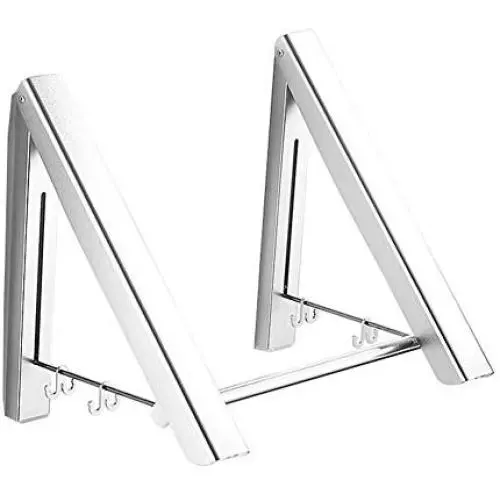 Clothesline Foldable Drying Rack, Invisible Hanger, Storage Rack, Suitable for Bathroom, Balcony, Laundry Room, Material Space Aluminum Clothesline Foldable Drying Rack, Invisible Hanger, Storage Rack, Suitable for Bathroom, Balcony, Laundry Room, Material Space Aluminum