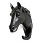 HERNGEE Horse Head Single Wall Hook/Hanger Animal Shaped Coat Hat Hook Heavy Duty, Rustic, Decorative Gift, Black