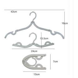 LIUYANG Travel Hangers,Ultra-Light Folding Clothes Rack,Travel Accessories Foldable Clothes Drying Rack,Non-Slip Design is Convenient for Drying Various Clothes,20 Pack.