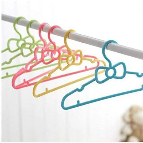 20pcs Color Random Childrens Bow Hanger Home Baby Clothes Hanger 20pcs Color Random Childrens Bow Hanger Home Baby Clothes Hanger