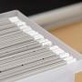 IRIS Desktop File Box, 6 Pack, Medium, Clear