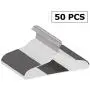SUPER DEAL Non Slip Hangers Rubber Coating Clothes Hangers with 360°Swivel Hook, Easy Slide for Shirt, Tie, Pant, Skirt, Blouses, Scarf, Strong Enough for Coat, 50PCS