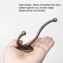 uxcell Double Curtain Tieback Hooks Zinc Alloy Vintage Tassel Curtain Drapery Holder Window Holdback Wall Hook Clothes Hangers