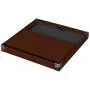 Pop n’ Store Decorative Storage Boxes with Lid, Collapsible and Stackable, Medium Square Box, Interior Size (9.75”x9.75”x5.75”), Brown Pop n’ Store Decorative Storage Boxes with Lid, Collapsible and Stackable, Medium Square Box, Interior Size (9.75”x9.75”x5.75”), Brown
