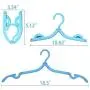LareinaXXX 8PCS Portable Folding Clothes Hangers Foldable Clothes Drying Rack for Travel