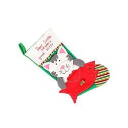 Xmas Ornament Christmas Stocking Cat and Dog Holiday D?cor Tree Hanger Christmas Decor Tree Hanging Ornament for Gift Home Decor