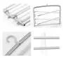 HJYPYJ Magic Hanger,Household Multi-Layer Storage Folding Hanger,Non-Slip PP Trouser Hangers,Applicable Balcony,Wardrobe Non-Slip/Pink / 6 pcs HJYPYJ Magic Hanger,Household Multi-Layer Storage Folding Hanger,Non-Slip PP Trouser Hangers,Applicable Balcony,Wardrobe Non-Slip/Pink / 6 pcs