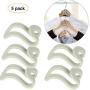 20Pcs Random Color Mini Clothes Hanger Creative Plastic Home Easy Hook Closet Organizer Storage Rack Holder Hook DIY Hanger for Clothes