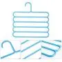 5 Layers Non-Slip Multifunctional Clothes Hangers Pants Storage Hangers Cloth Rack Multilayer Storage Scarf Tie Rack Hanger 10PC Random Color 5 Layers Non-Slip Multifunctional Clothes Hangers Pants Storage Hangers Cloth Rack Multilayer Storage Scarf Tie Rack Hanger 10PC Random Color
