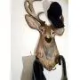 Deer Head Coat Rack, Hat Rack, Decorative Home Storage, Handmade on Engraved Rustic Wood, Key Hanger, Dog Leash Holder, Entryway Foyer Hallway Office Bedroom Man Cave Hunter Decor, Wall Mount Deer Head Coat Rack, Hat Rack, Decorative Home Storage, Handmade on Engraved Rustic Wood, Key Hanger, Dog Leash Holder, Entryway Foyer Hallway Office Bedroom Man Cave Hunter Decor, Wall Mount