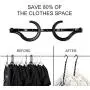 10pcs Multifunctional Folding Shirts Coat Clothes Hanger Holders Save Space Non-Slip Clothes Hanger Wardrobe Organizer Magic Hanger 10pcs Multifunctional Folding Shirts Coat Clothes Hanger Holders Save Space Non-Slip Clothes Hanger Wardrobe Organizer Magic Hanger