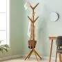 HXGL-Hanger Solid Wood Coat Rack Natural Solid Wood Bedroom Hanger Simple Modern Floor Hanger Clothes Rack (Color : Honey Color) HXGL-Hanger Solid Wood Coat Rack Natural Solid Wood Bedroom Hanger Simple Modern Floor Hanger Clothes Rack (Color : Honey Color)