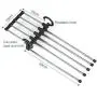5pcs Random Color Pants Rack Shelves Stainless Steel Multi-Functional Wardrobe Magic Hanger Clothes Closet Belt Holder 5pcs Random Color Pants Rack Shelves Stainless Steel Multi-Functional Wardrobe Magic Hanger Clothes Closet Belt Holder