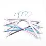 Owl Decoration Wood Hangers - 10Pcs/ Lot White Wood Suit Hanger with Pant Bar, Pretty Colorful Clothes Dress Shirt Hanger Pink Blue Color
