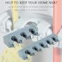 Wall Mounted Mop Organizer Holder Brush Broom Hanger Storage Rack Kitchen Tool Rodalind-CA