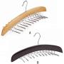 Multi-Functional Wooden Clothes Hangers Rotatable Storage Hangers Cloth Rack Storage Cloth Household Hanger Closet Organizer 2pcs Random Color
