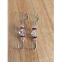 Handmade Swarovski Beaded Ornament Hooks, Beaded Ornament Hangers, Swarovski Ornament Hooks, Set of 10 Hooks