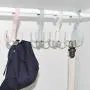 Closet Hanging Organizer Storage Purse Rack Handbag 360 Degree Rotating 4 Hooks for Belt Scarf Tie Rack Holder Closet Hanging Organizer Storage Purse Rack Handbag 360 Degree Rotating 4 Hooks for Belt Scarf Tie Rack Holder