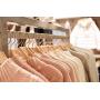LavoHome Natural Wood Coat Suit Hangers with Non Slip Bar & Swivel Chrome Hook (Solid High Grade Maple 60 Pack)