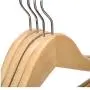 5 Pcs Wooden Adult Clothes Hangers for Jeans Pants Coat Hanger Home Storage Holder Dress Long Racks 5 Pcs Wooden Adult Clothes Hangers for Jeans Pants Coat Hanger Home Storage Holder Dress Long Racks