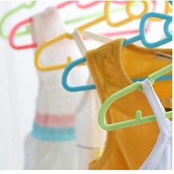 20pcs Childrens Bow Hanger Home Baby Clothes Hanger Random Color