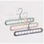 10pcs Random Color Multi-Function Folding Magic Hook Nine-Hole Rotation Magic Clothes Hanger Drying Cabinet Bedroom Clothes Home Storage Tools 10pcs Random Color Multi-Function Folding Magic Hook Nine-Hole Rotation Magic Clothes Hanger Drying Cabinet Bedroom Clothes Home Storage Tools