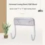 HAI+ Wall Mount Ironing Board Hanger and Holder, Home Intuition Over The Door Ironing Board Organizer, for Laundry Rooms (White)