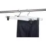 Amber Home Solid Gugertree Wooden Pant Skirt Hangers Clamp Hangers Slack Hangers with 2-Adjustable Anti-Rust Clips White Finish (10 Pack) Amber Home Solid Gugertree Wooden Pant Skirt Hangers Clamp Hangers Slack Hangers with 2-Adjustable Anti-Rust Clips White Finish (10 Pack)