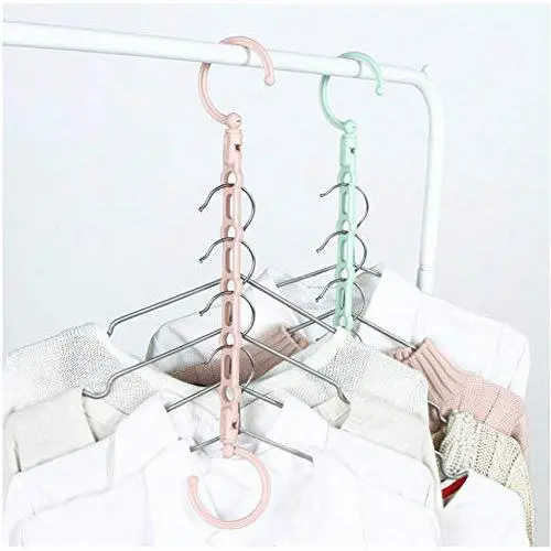 Space Saving Coat Hanger Windproof Clothes Hanger Folding Rotating Hook Closet Storage Organizer Hangers Home Tools 10pcs Random Color Space Saving Coat Hanger Windproof Clothes Hanger Folding Rotating Hook Closet Storage Organizer Hangers Home Tools 10pcs Random Color