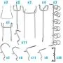 Pegboard Hooks Set, 72 Pcs Peg Board Organizer Assortment with Two 6 Ring Tool Holder, Including 52 Pcs Pegboard Hanger & 20 Pcs Peg Locks for 1/4” 1/8” Pegboard, Perfect for Garage Kitchen Workshop Pegboard Hooks Set, 72 Pcs Peg Board Organizer Assortment with Two 6 Ring Tool Holder, Including 52 Pcs Pegboard Hanger & 20 Pcs Peg Locks for 1/4” 1/8” Pegboard, Perfect for Garage Kitchen Workshop