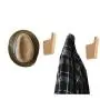 Pack of 4, Simple Style, Natural Beech Wood Coat Hooks, Wall Mounted Modern Single Organizer Hangers, Wooden Hook Handmade Craft Clothes Hat Hanger Towel Umbrella Rack Pack of 4, Simple Style, Natural Beech Wood Coat Hooks, Wall Mounted Modern Single Organizer Hangers, Wooden Hook Handmade Craft Clothes Hat Hanger Towel Umbrella Rack