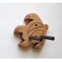 Tropical Ukulele Wall Mount Hanger, Carved Hawaiian Honu, Luau Party Decor