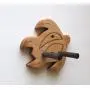 Tropical Ukulele Wall Mount Hanger, Carved Hawaiian Honu, Luau Party Decor