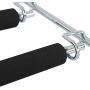 Clothes Pants Slack Hangers 5 Layers Non Slip Closet Storage Organizer Space Saving Hanger with Foam Padded Swing Arm for Pants Jeans Scarf Trousers Skirts (Updated Version-4pcs Black)