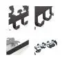 HJYPYJ Magic Hanger,Multifunction Magical Hangers,Iron Hook up Hanger,Space-Saving Organizer Hangers,Load-Bearing 10Kg No Trace/A / 3 pcs HJYPYJ Magic Hanger,Multifunction Magical Hangers,Iron Hook up Hanger,Space-Saving Organizer Hangers,Load-Bearing 10Kg No Trace/A / 3 pcs