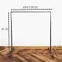 Industrial Pipe Child Clothing Rack Free-Standing Garment Rack for Kids Heavy Duty Vintage Steampunk Clothes Rack Kids Clothes Hanger