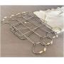 2pcs Foldable Stainless Steel Underwear Hanger Clothes Hanger Underwear Hanger for Drying Towels Bras Baby Clothes Gloves