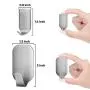 Belursus Adhesive Hooks Heavy Duty Wall Hooks Stainless Steel Ultra Strong Waterproof Hanger for Robe Coat Towel Keys Bags Home Kitchen Bathroom (Set of 16) Belursus Adhesive Hooks Heavy Duty Wall Hooks Stainless Steel Ultra Strong Waterproof Hanger for Robe Coat Towel Keys Bags Home Kitchen Bathroom (Set of 16)