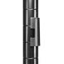 Whitmor Supreme Double Rod Garment Rack Rolling Clothes Organizer - Black with Chrome