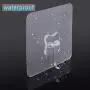 Adhesive Wall Hooks, AUSTOR 16 Pack Nail Free Wall Hooks Heavy Duty Transparent Hooks for Kitchen Bathroom Door Ceiling Hanger 22 Pound/10 KG, 7.2cm x 7.2cm Adhesive Wall Hooks, AUSTOR 16 Pack Nail Free Wall Hooks Heavy Duty Transparent Hooks for Kitchen Bathroom Door Ceiling Hanger 22 Pound/10 KG, 7.2cm x 7.2cm