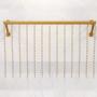 Hanger Seasonal Outfitsgolden Clothing Storage Rod Retro Clothes Rack Wall Garment Everyday Perfect Laundry Room Retail Store Good Amount Iron (Color : Gold Size : 120 26 22cm)