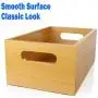 A+Selected Pine Wood Organizer Open Boxes 4 Packs, 6x10 Wooden Storage Container with Handle for Bathroom and Kitchen A+Selected Pine Wood Organizer Open Boxes 4 Packs, 6x10 Wooden Storage Container with Handle for Bathroom and Kitchen