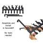 Home-X Eight Hook Over The Door Cat Hanger Rack | Heavy Duty Organizer Rack for Home, Office & Closet Storage