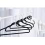 Joy Mangano 24 Pk Suit/Shirt Huggable Hangers, Black, Red, Grey