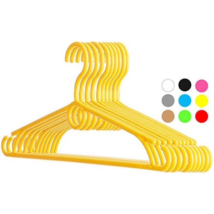 SUPJOO Premium Velvet Hangers-Swivel Rose Gold Hooks - Felt Hangers- HeavyDuty Non Slip Sturdy Suit Hangers